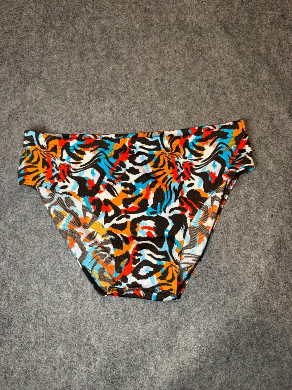Sporti Men’s Swim Brief Size 38 Multicolor Abstract Print